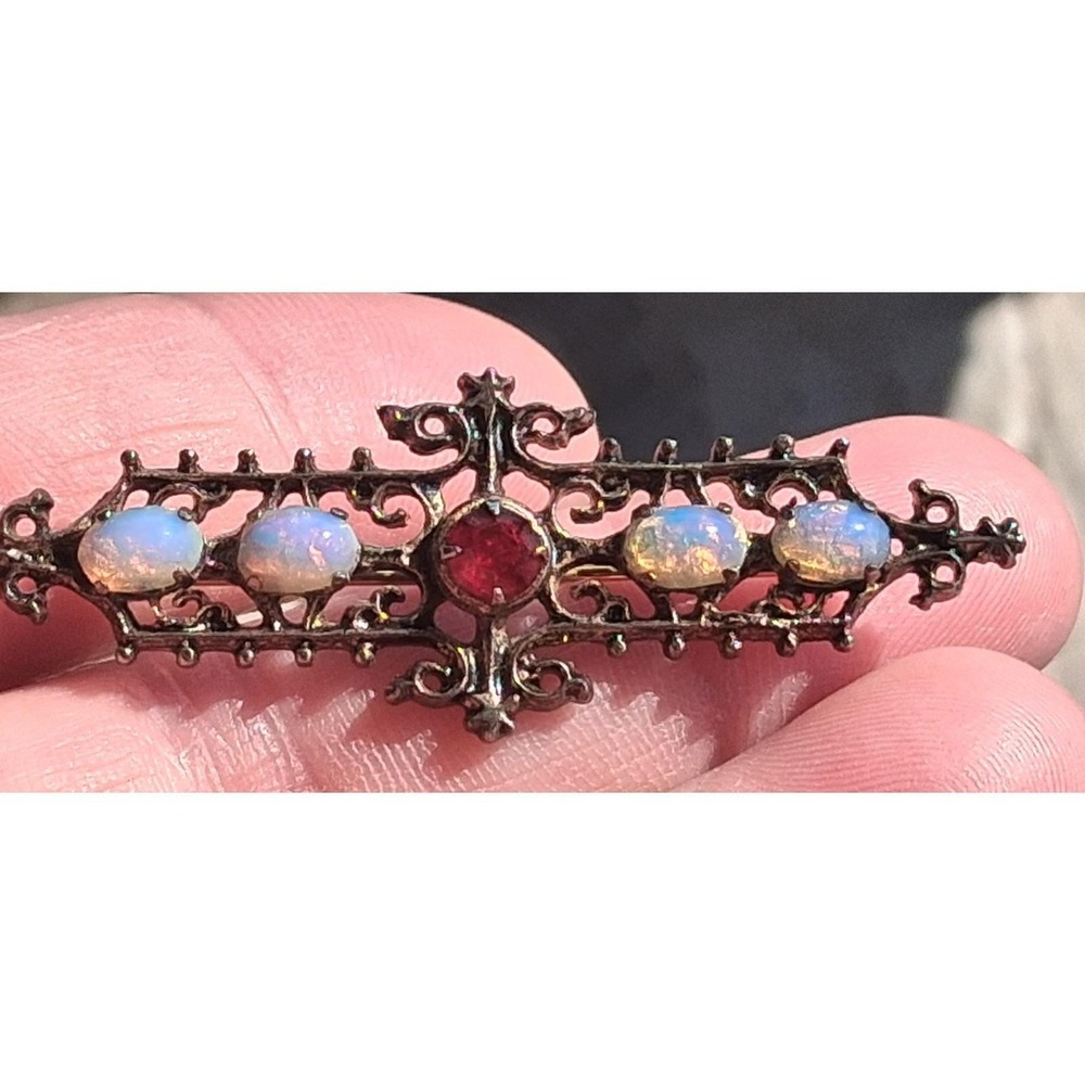 Vintage Sarah Coventry Early Bar Pin Sterling Silver Signed